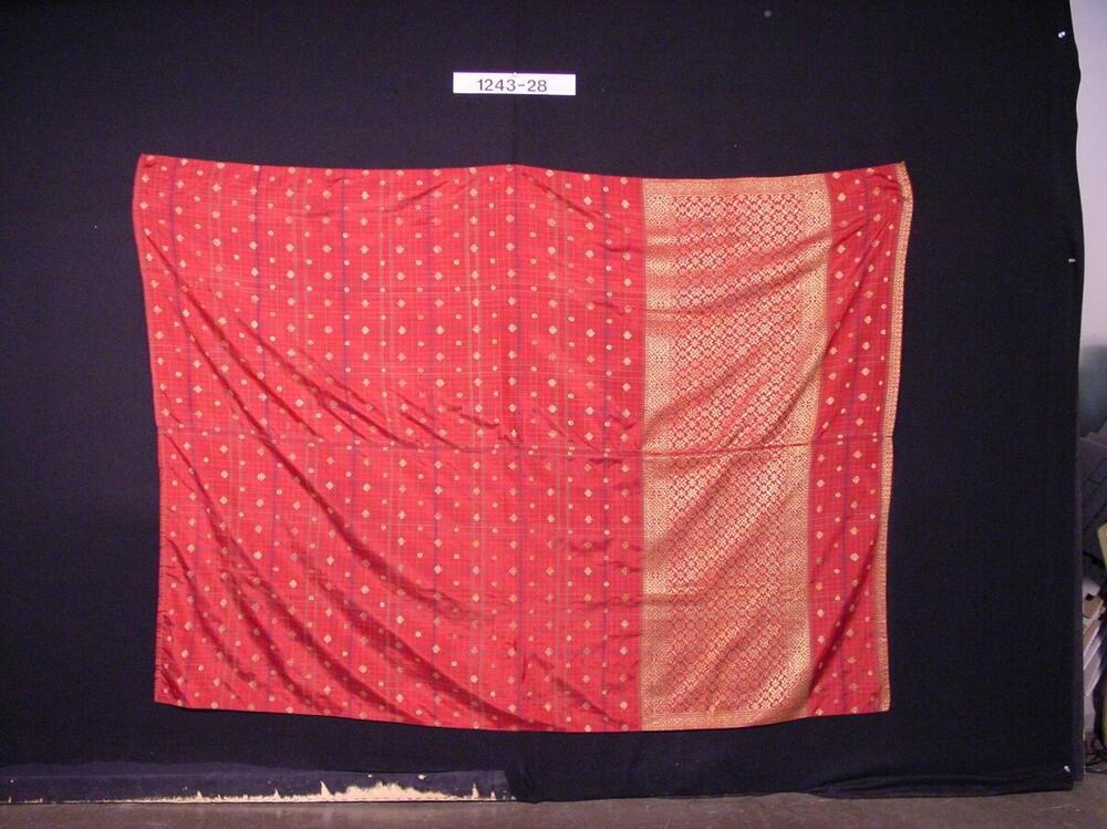 Katoenen borstdoek uit twee aan elkaar genaaide doeken