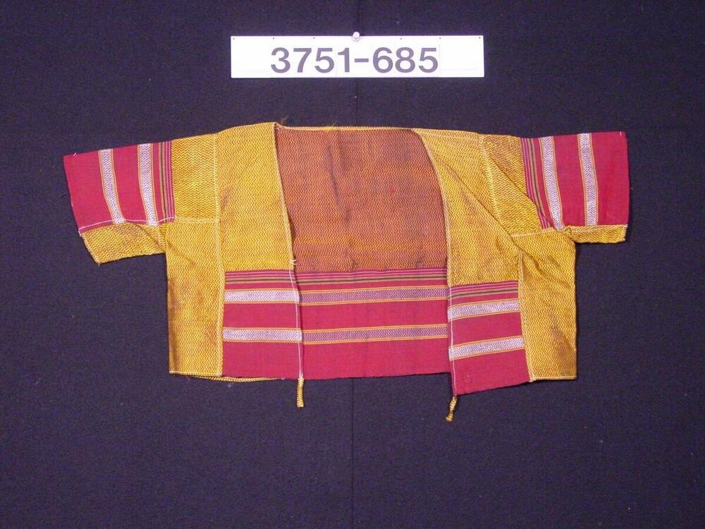 Blouse van katoen en kunstzijde