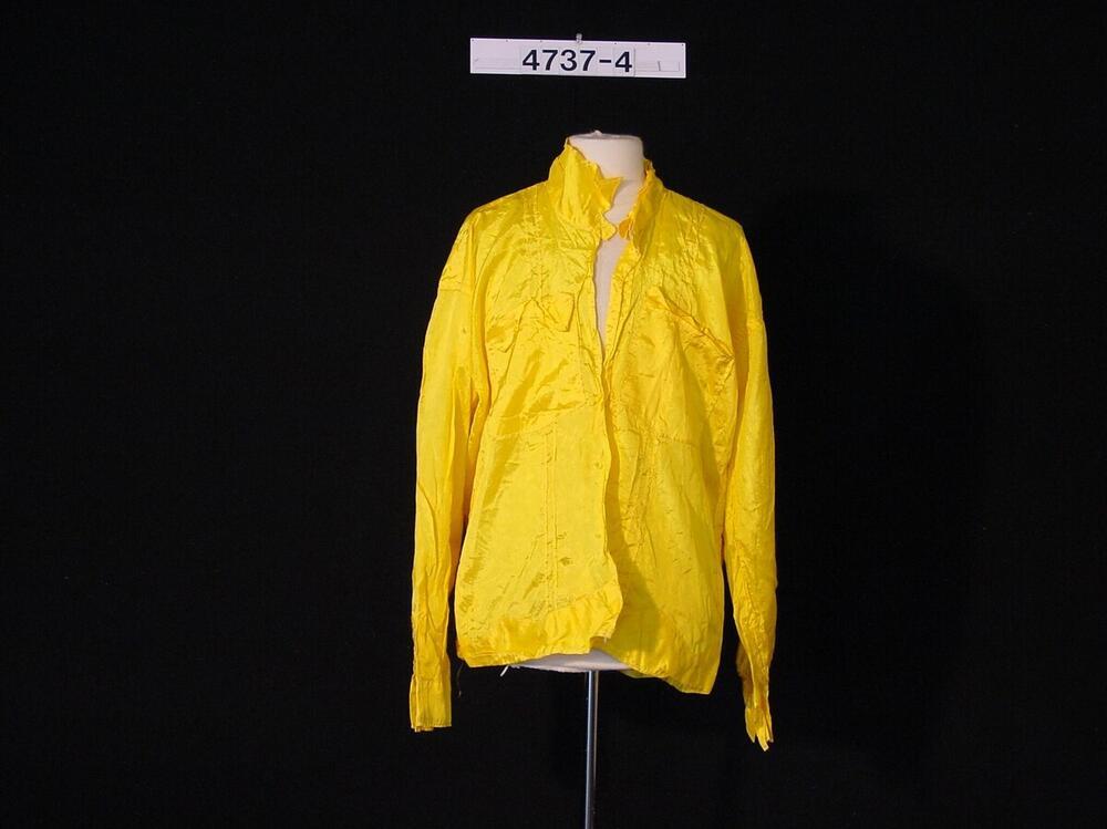 Mannenoverhemd van felgekleurd kunstzijde
