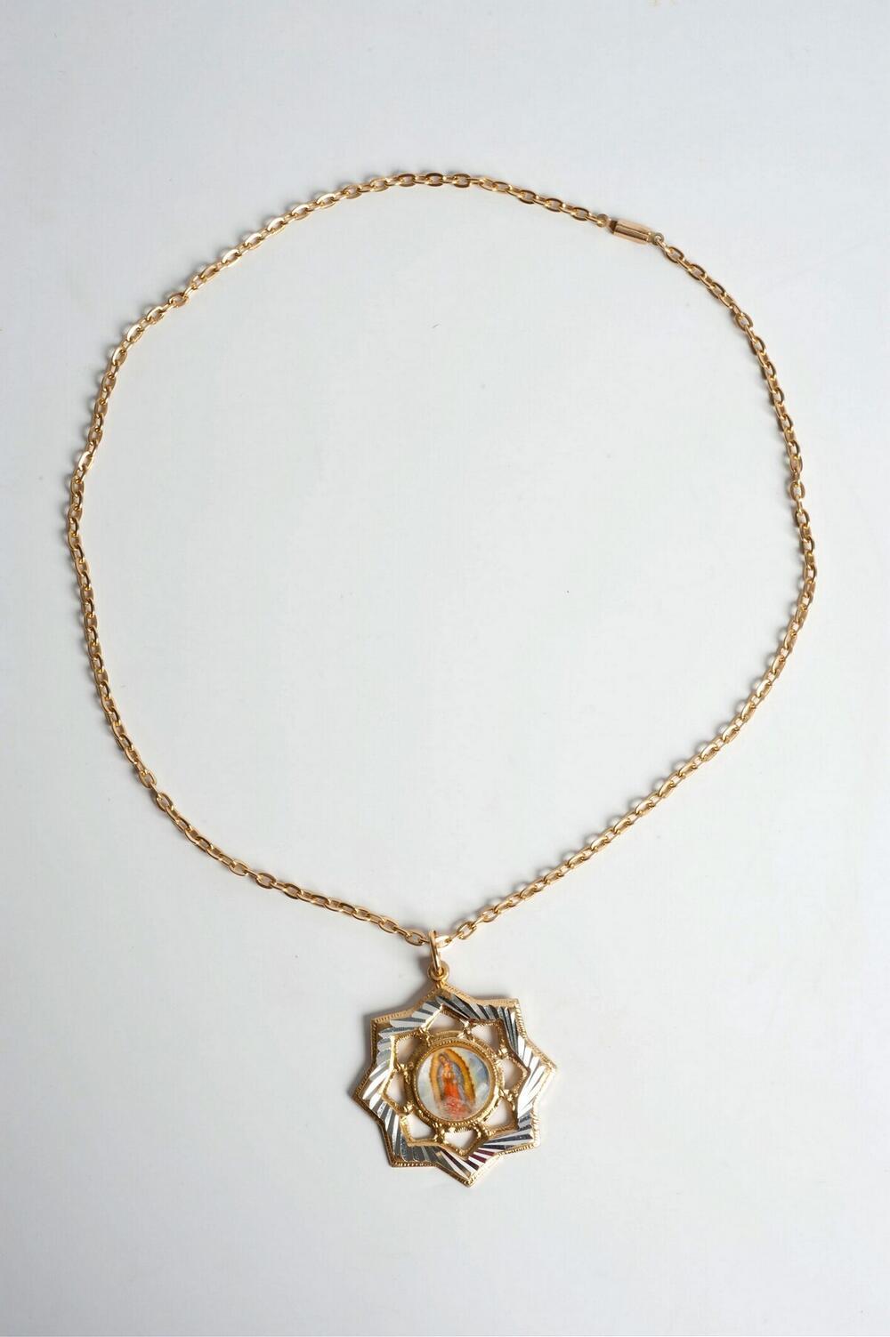 Hanger met afbeelding van de H.Maagd van Guadelupe