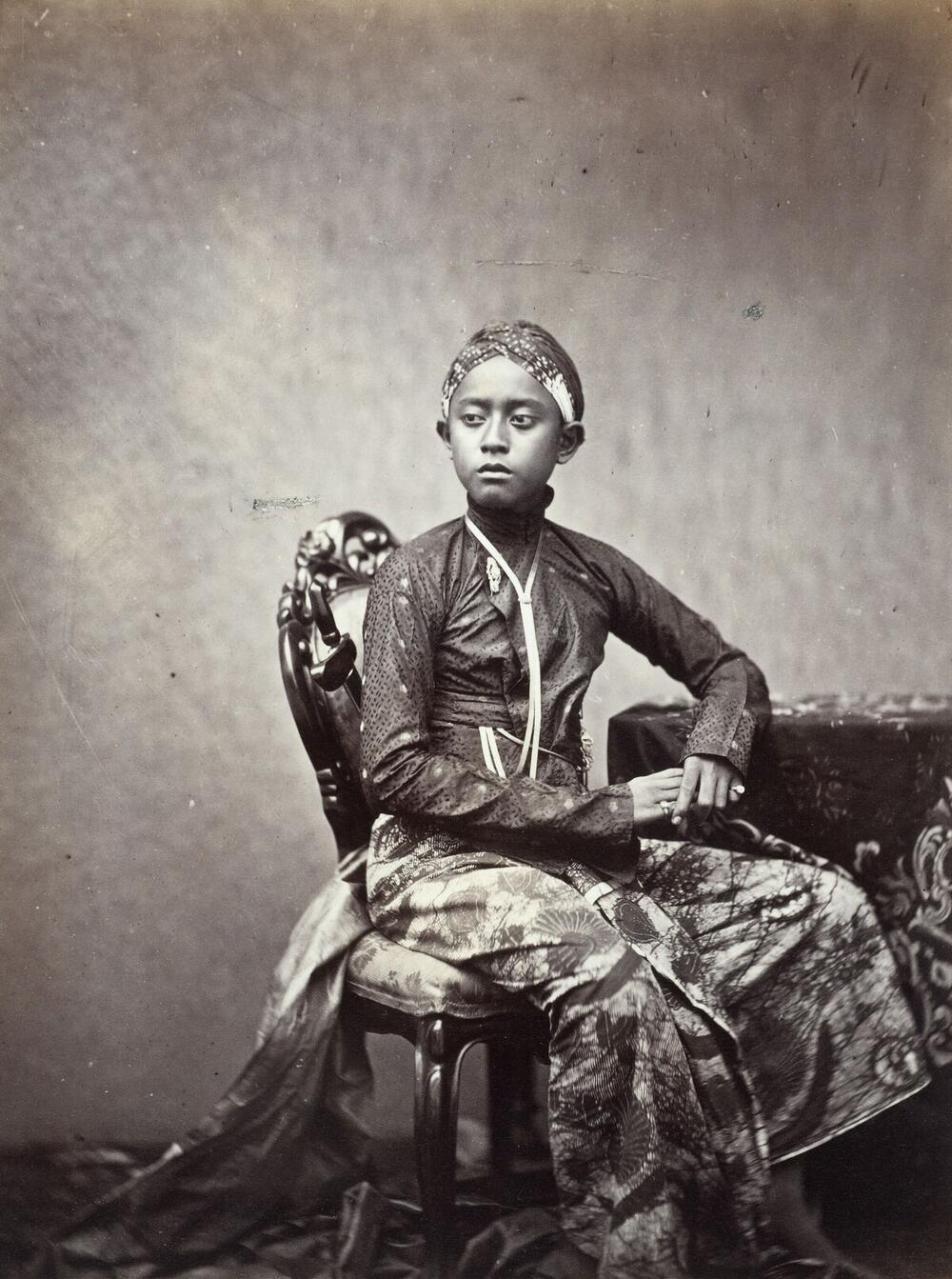 Portret of a son of Hamengku Buwono VI, Sultan of Yogyakarta
