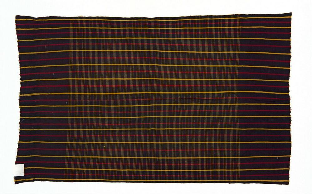 Gestreepte zwarte doek