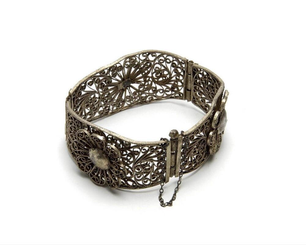 Zilveren filigranen armband