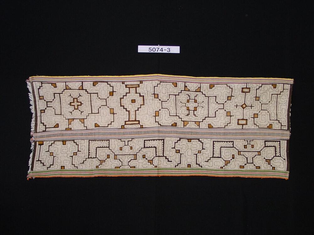 Cotton shawl, or part of a poncho