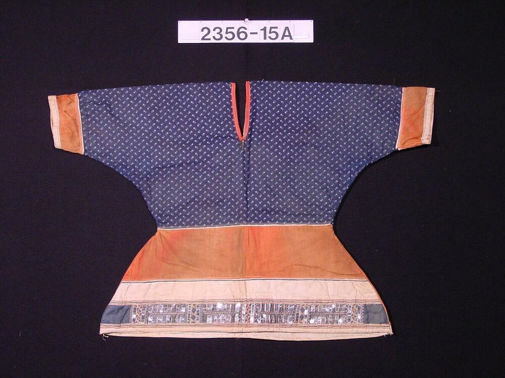 Barkcloth and cotton jacket