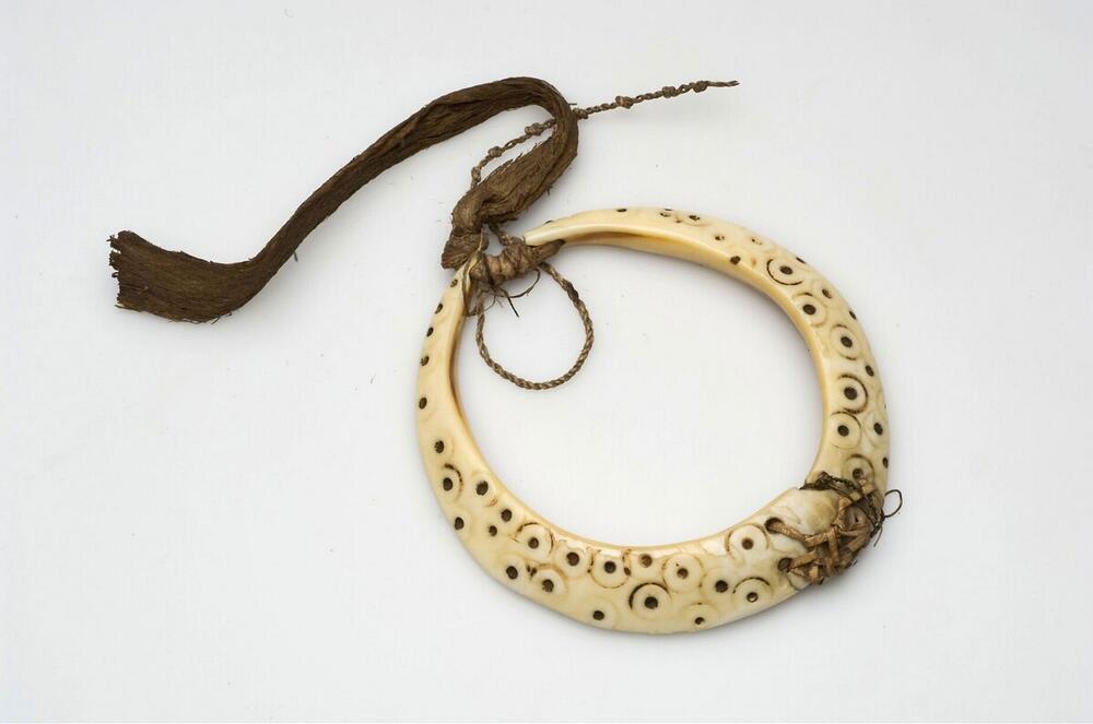Armband van varkensslagtanden
