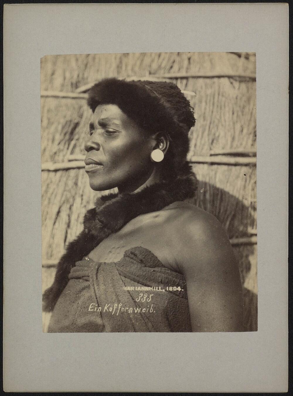 Portret van een Nguni vrouw