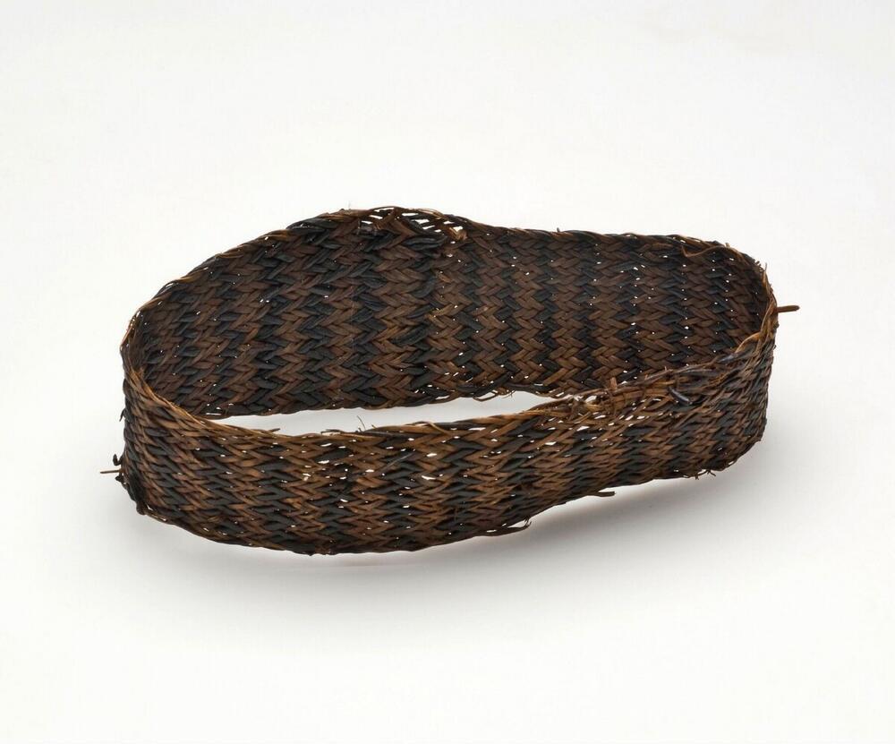 Armband van gevlochten rotan