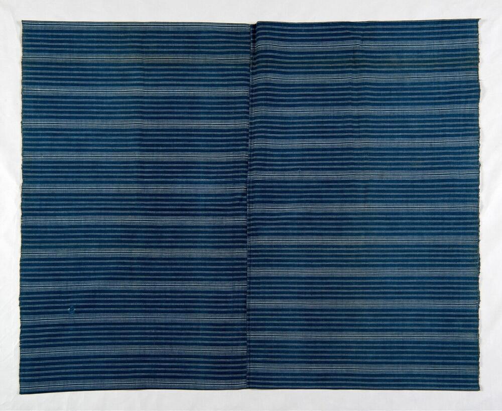 Blauwe wikkelrok