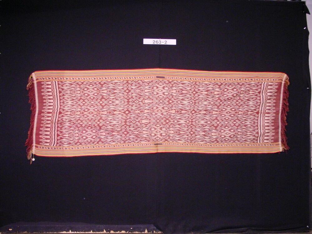 Schouderdoek van katoenen ikatweefsel