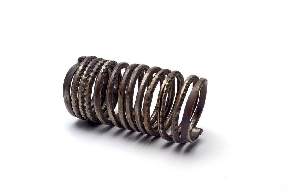Zilveren pinkring voor meisjes