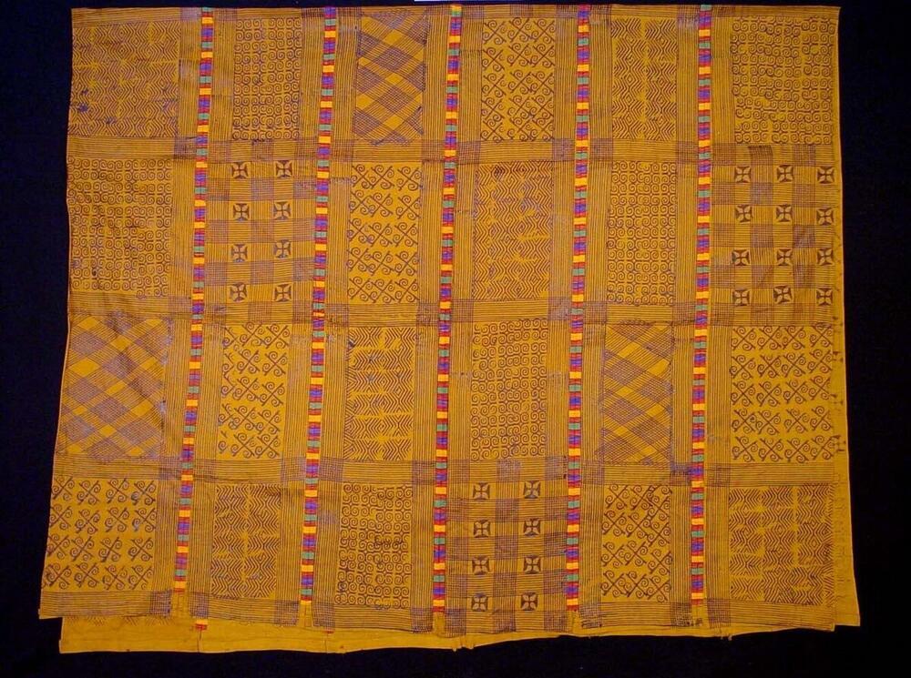 Katoenen wikkeldoek met geometrische motieven