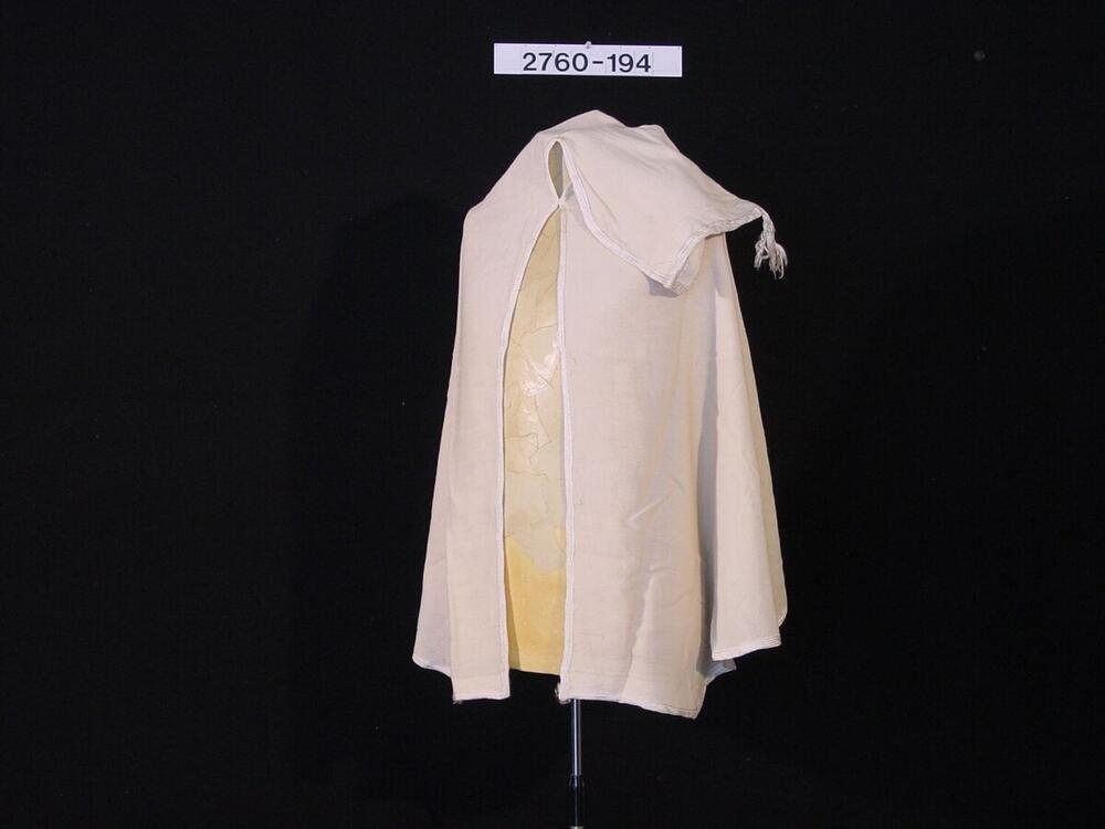 Kindercape van witte wol