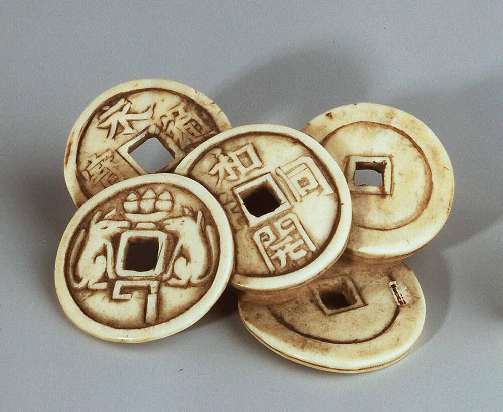 Netsuke: staple of coins