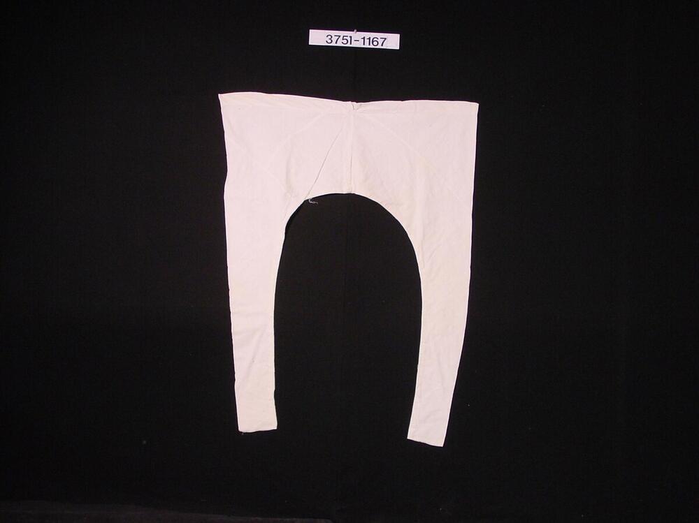 Witte katoenen broek