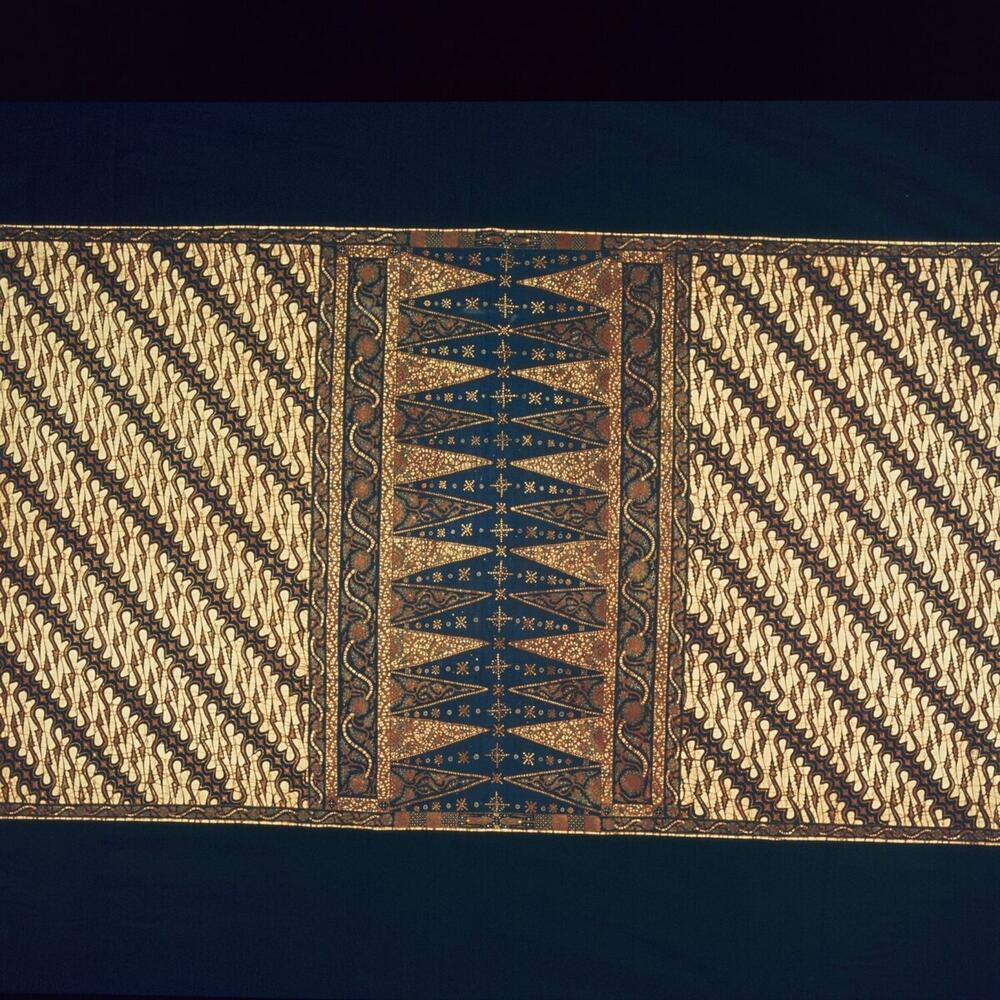 Gebatikte katoenen kokerrok