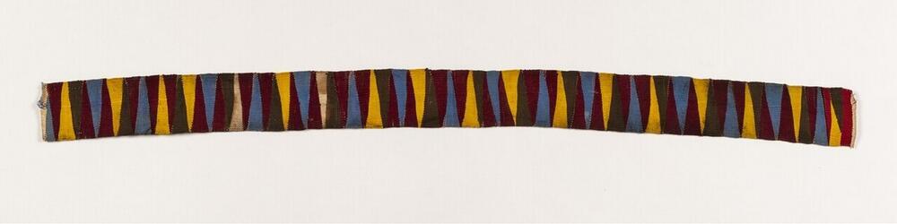 Handgeweven Kente smalband