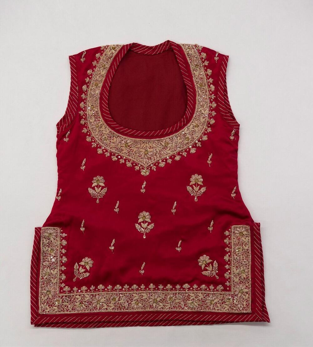 Blouse van trouwjurk