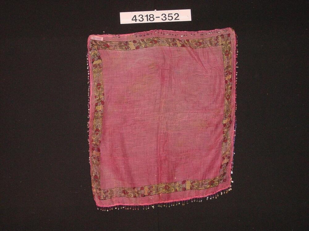 Geborduurde katoenen hoofddoek