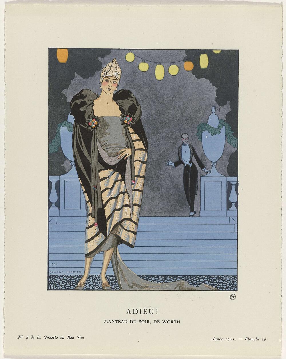 Gazette du Bon Ton. Art – Modes & Frivolités: Evening Attire