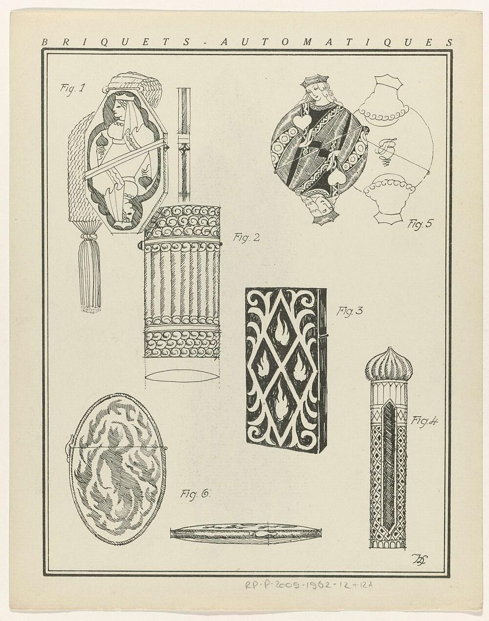 Gazette du Bon Ton, 1922 - No. 8 : Briquets-automatiques