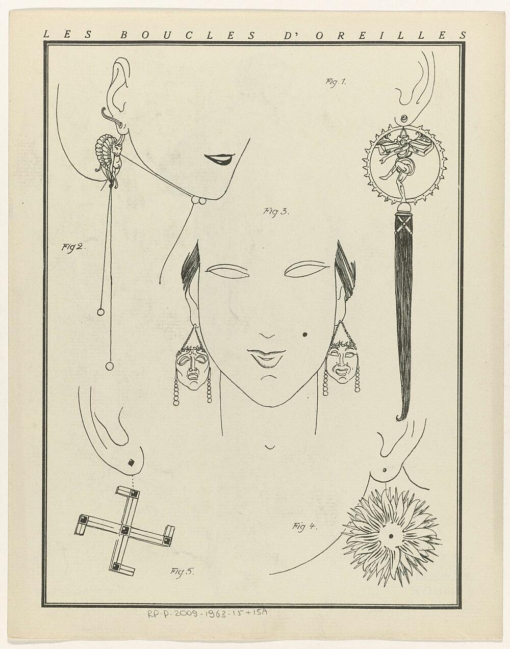 Gazette du Bon Ton. Art- Modes & Frivolités, 1922 - No. 9 : Les boucles d'oreilles