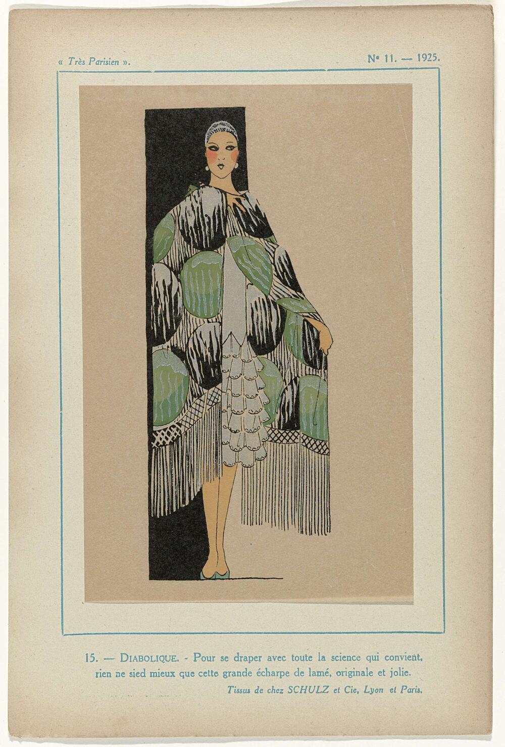 Très Parisien, 1925, No. 11, Pl.  15.- DIABOLIQUE