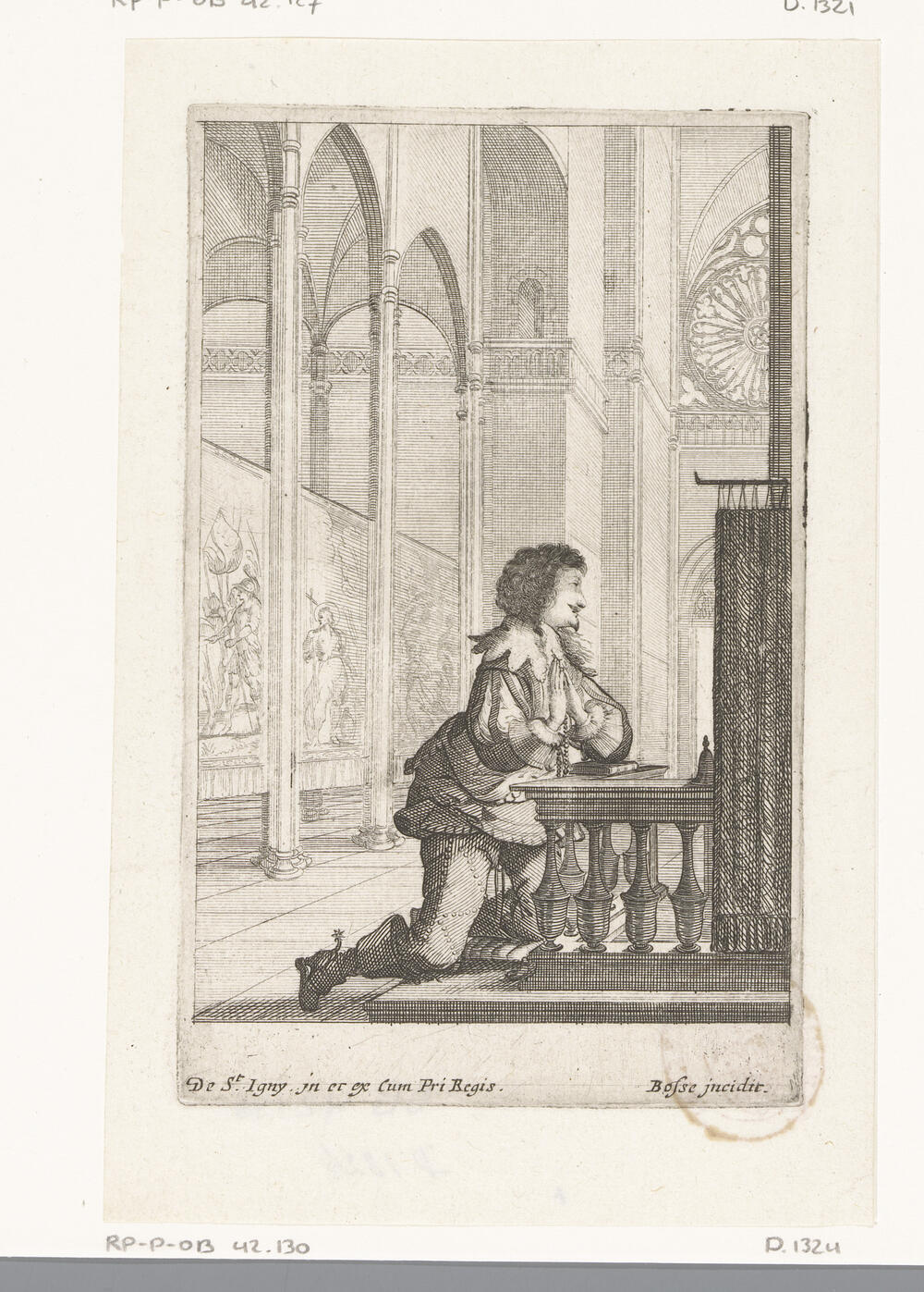 La Noblesse Française à l’église (De Franse adel in de kerk)