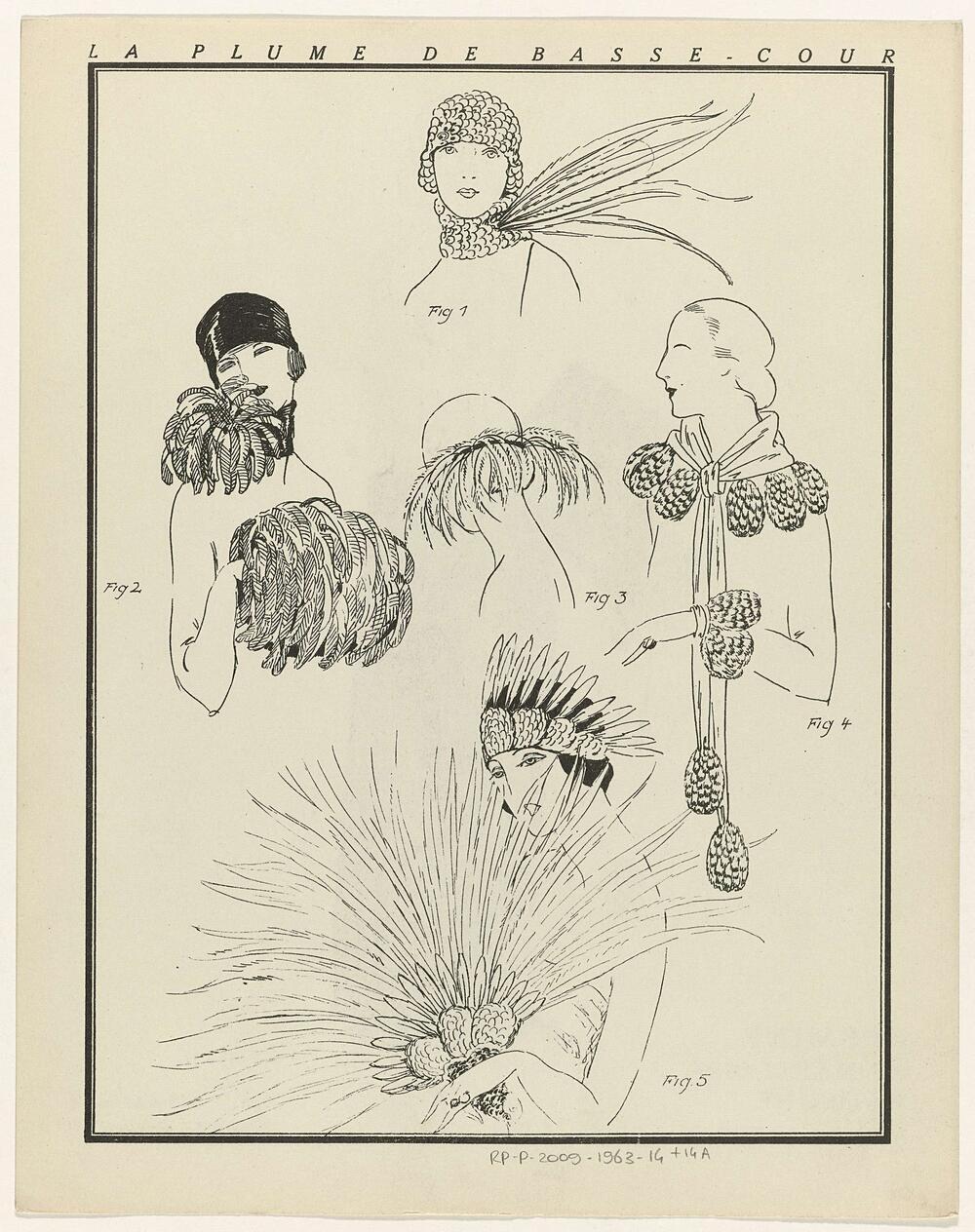 Gazette du Bon Ton. Art- Modes & Frivolités, 1922 - No. 9 : La plume de basse-cour