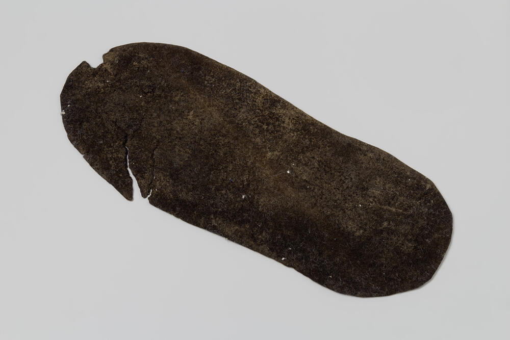 Donkerbruine inlegzool