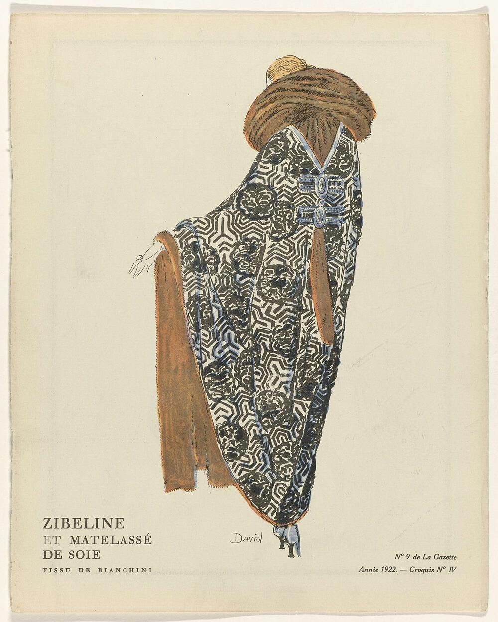 Evening Cloaks from the Gazette du Bon Ton
