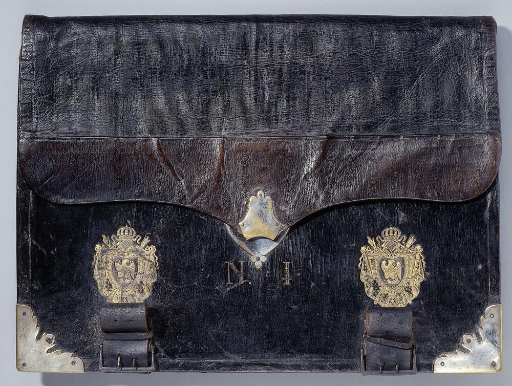 Brieventas met wapen van Napoleon