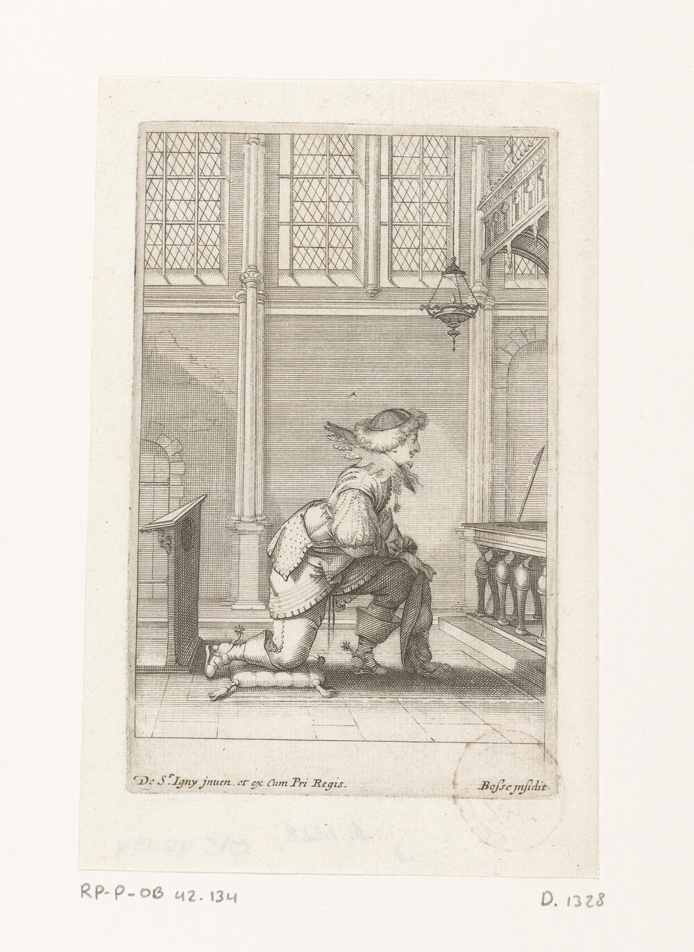 La Noblesse Française à l’église (The French Nobility at Church)