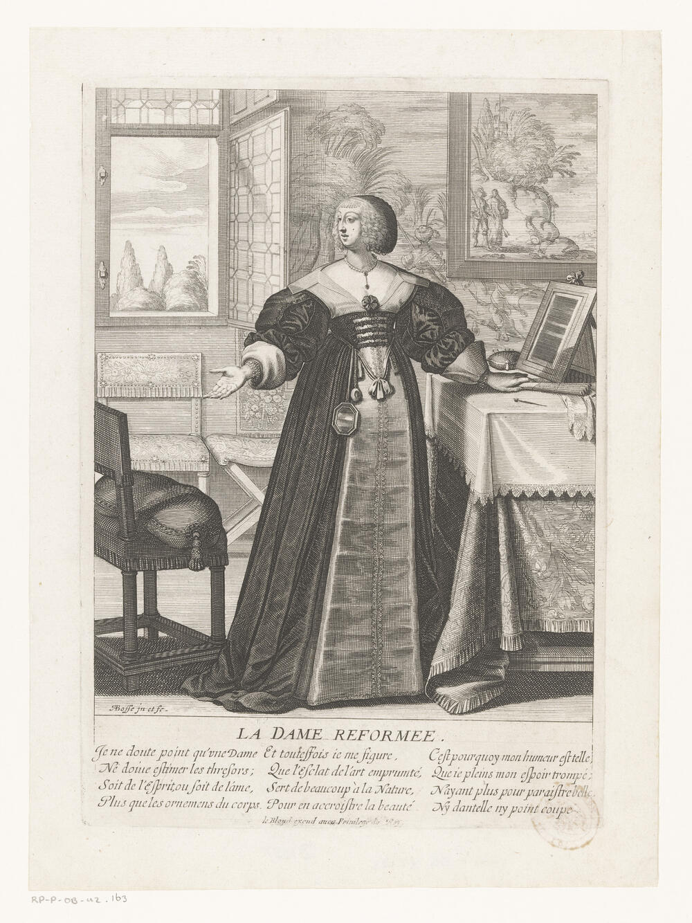 Een Franse hofdame levert commentaar op het Edict van 1633