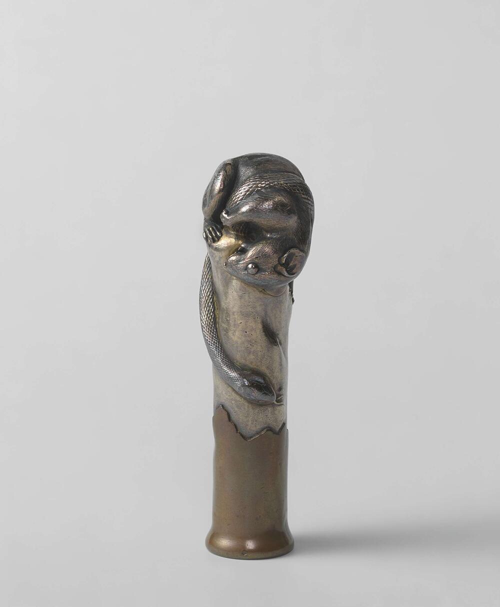 Walking stick handle