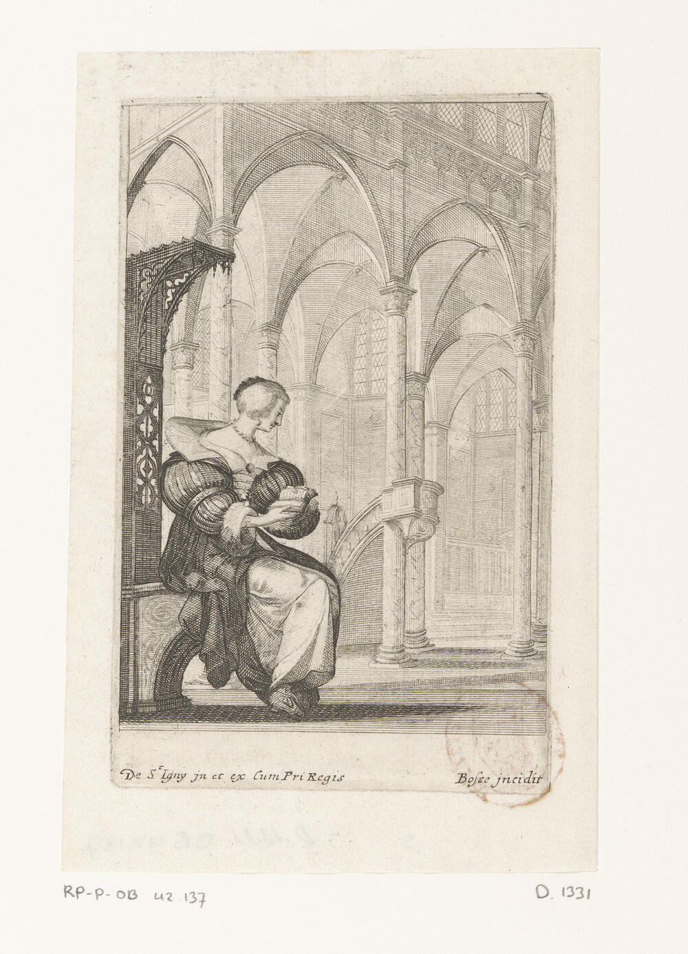 La Noblesse Française à l’église (De Franse adel in de kerk)