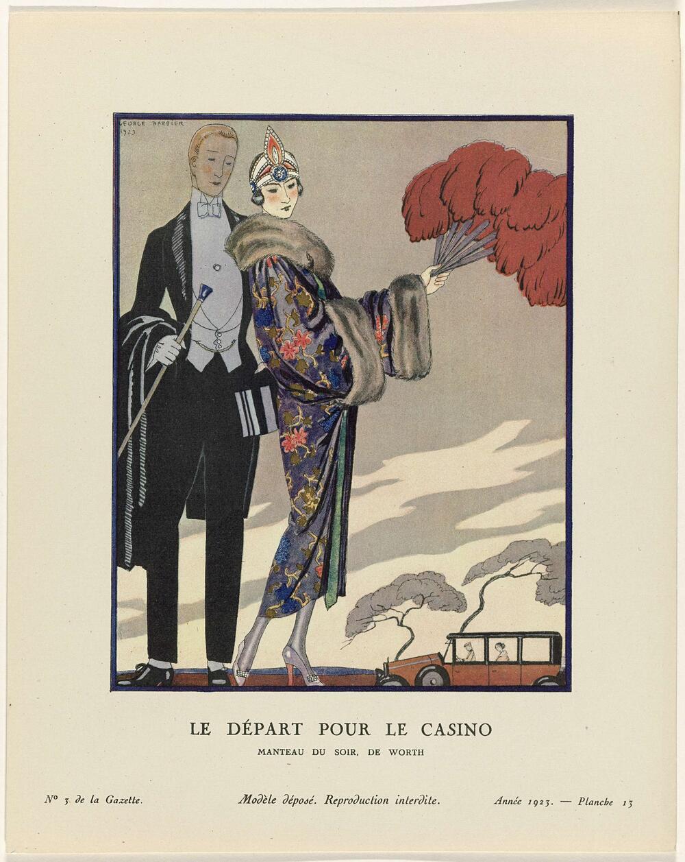 Gazette du Bon Ton. Art – Modes & Frivolités: Evening Attire