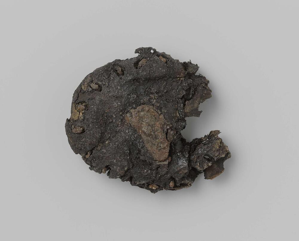 Fragment hak van schoenzool uit het wrak van de Oost-Indiëvaarder Hollandia