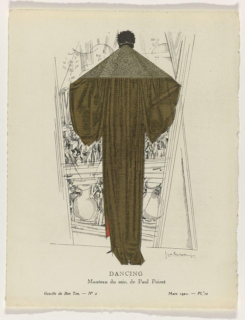 Evening Cloaks from the Gazette du Bon Ton