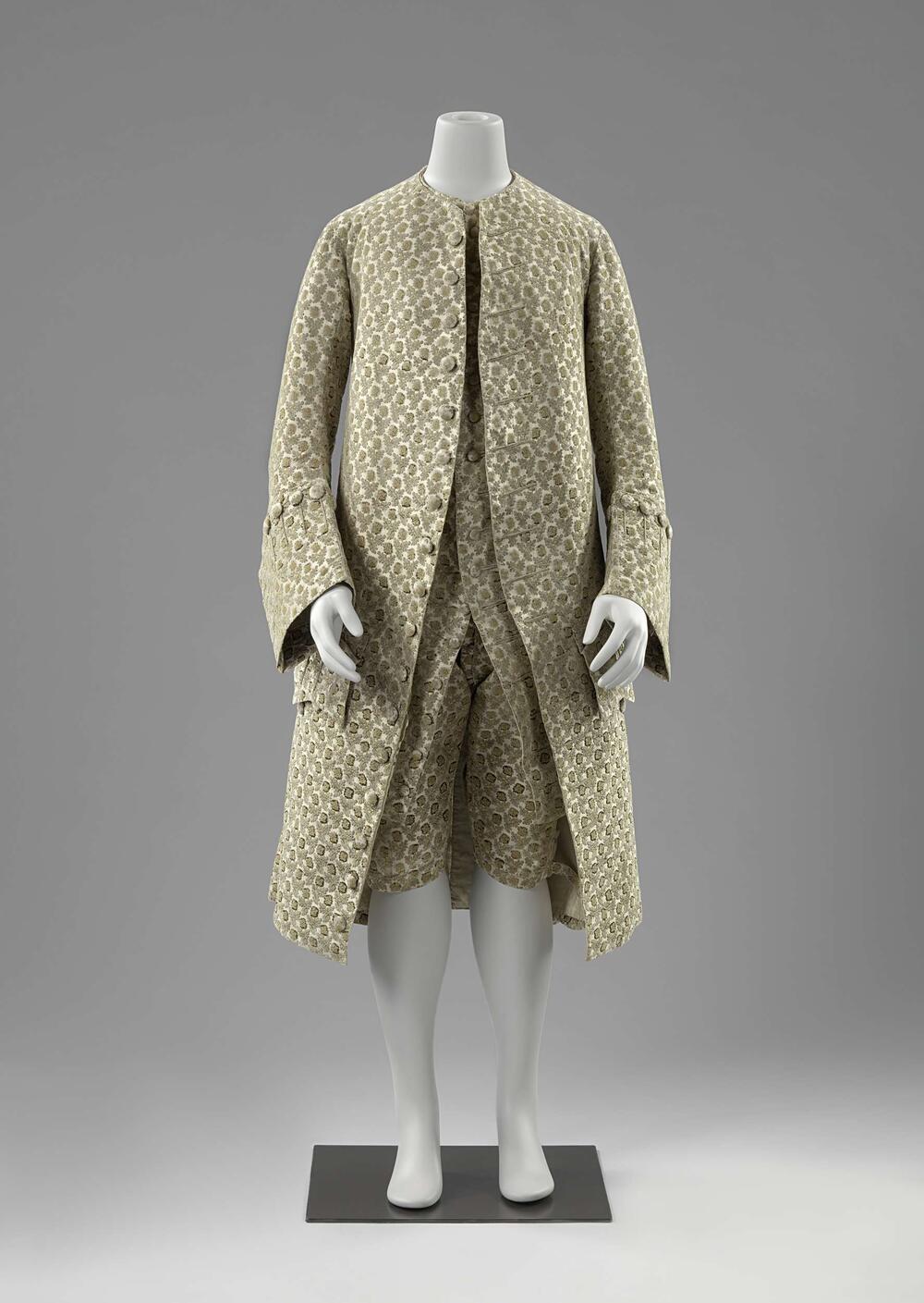 Suit: coat, breaches and waistcoat