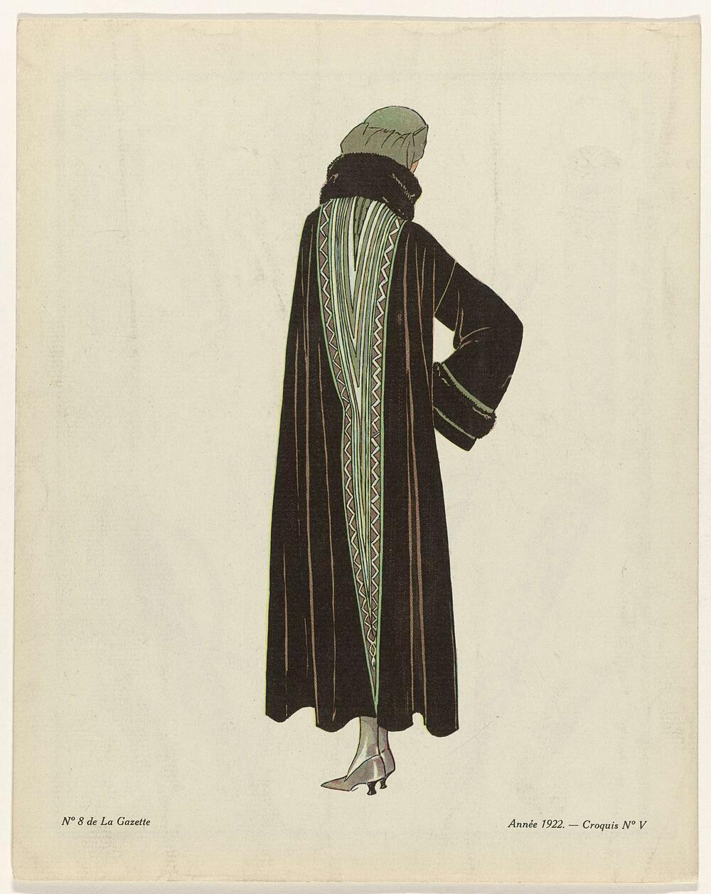 Evening Cloaks from the Gazette du Bon Ton