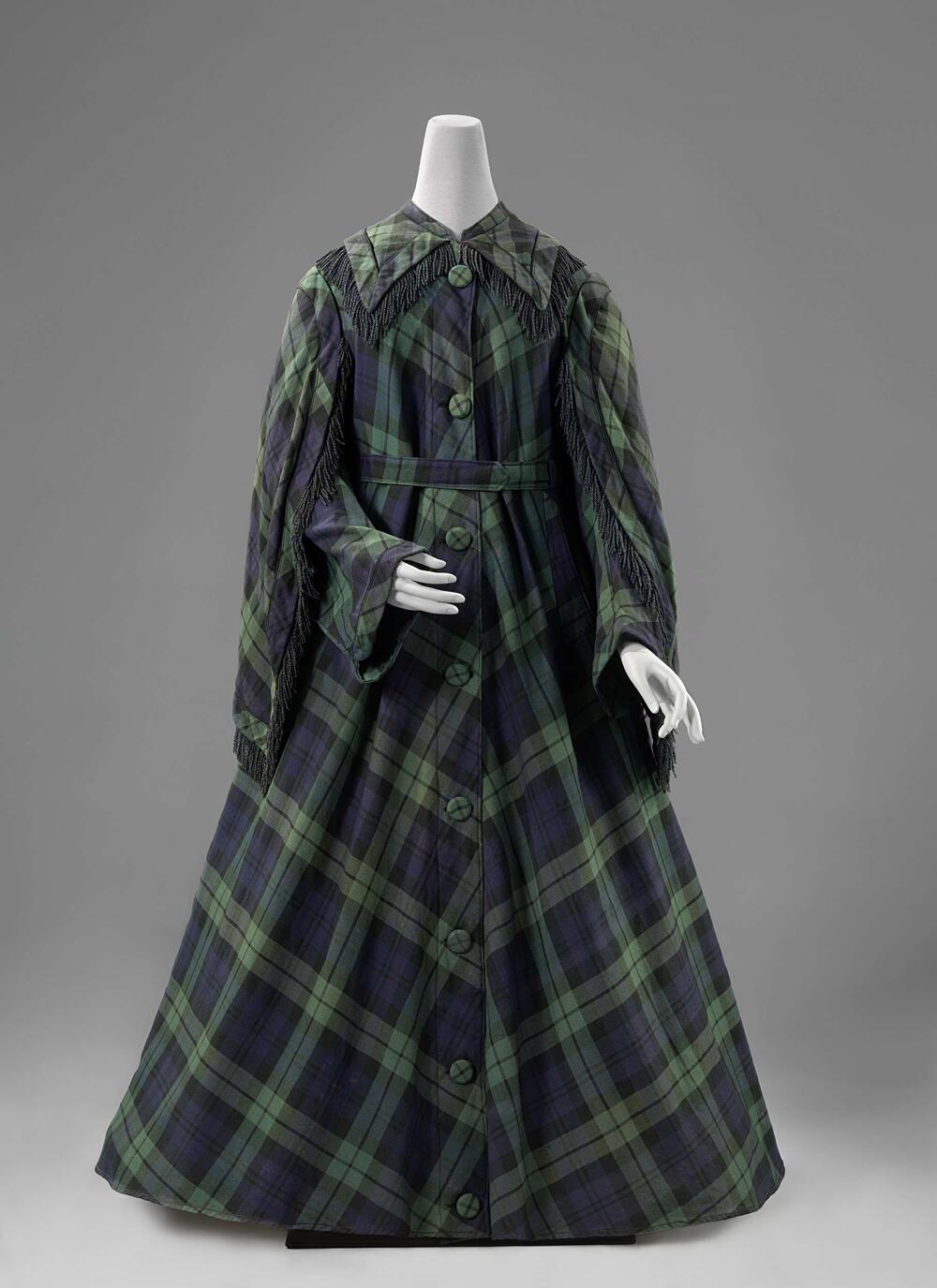 Black Watch tartan coat