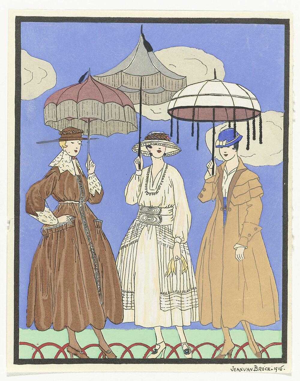 Three Parasols