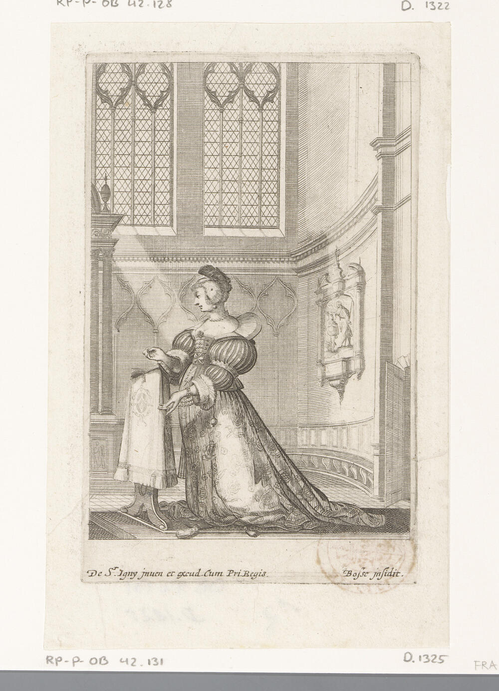 La Noblesse Française à l’église (De Franse adel in de kerk)