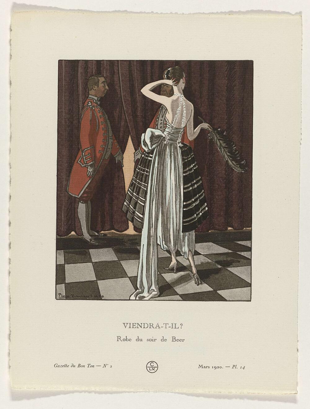Gazette du Bon Ton. Art – Modes & Frivolités: Evening Attire