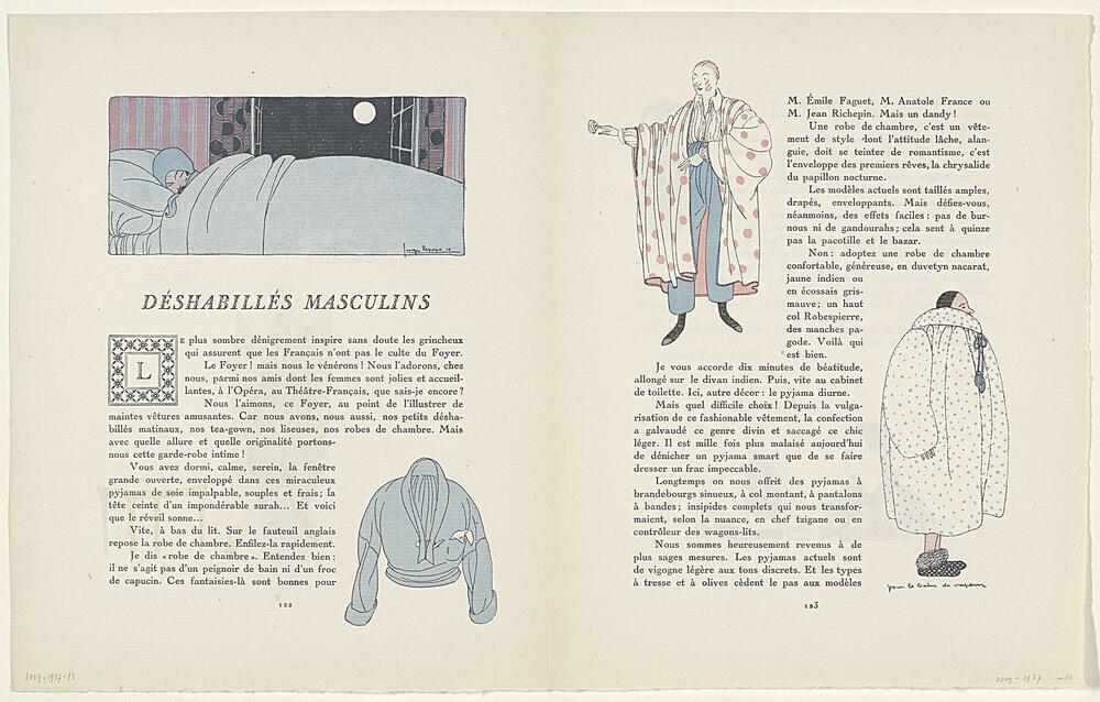 Gazette du Bon Ton. Art – Modes & Frivolités: lay-out
