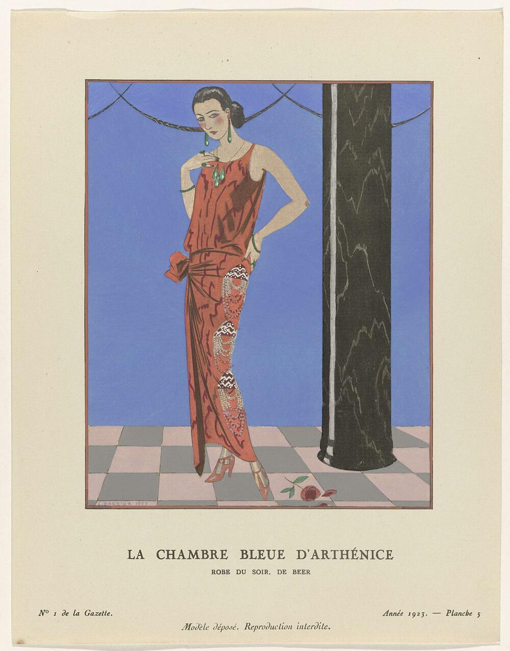 Gazette du Bon Ton. Art – Modes & Frivolités: Evening Attire
