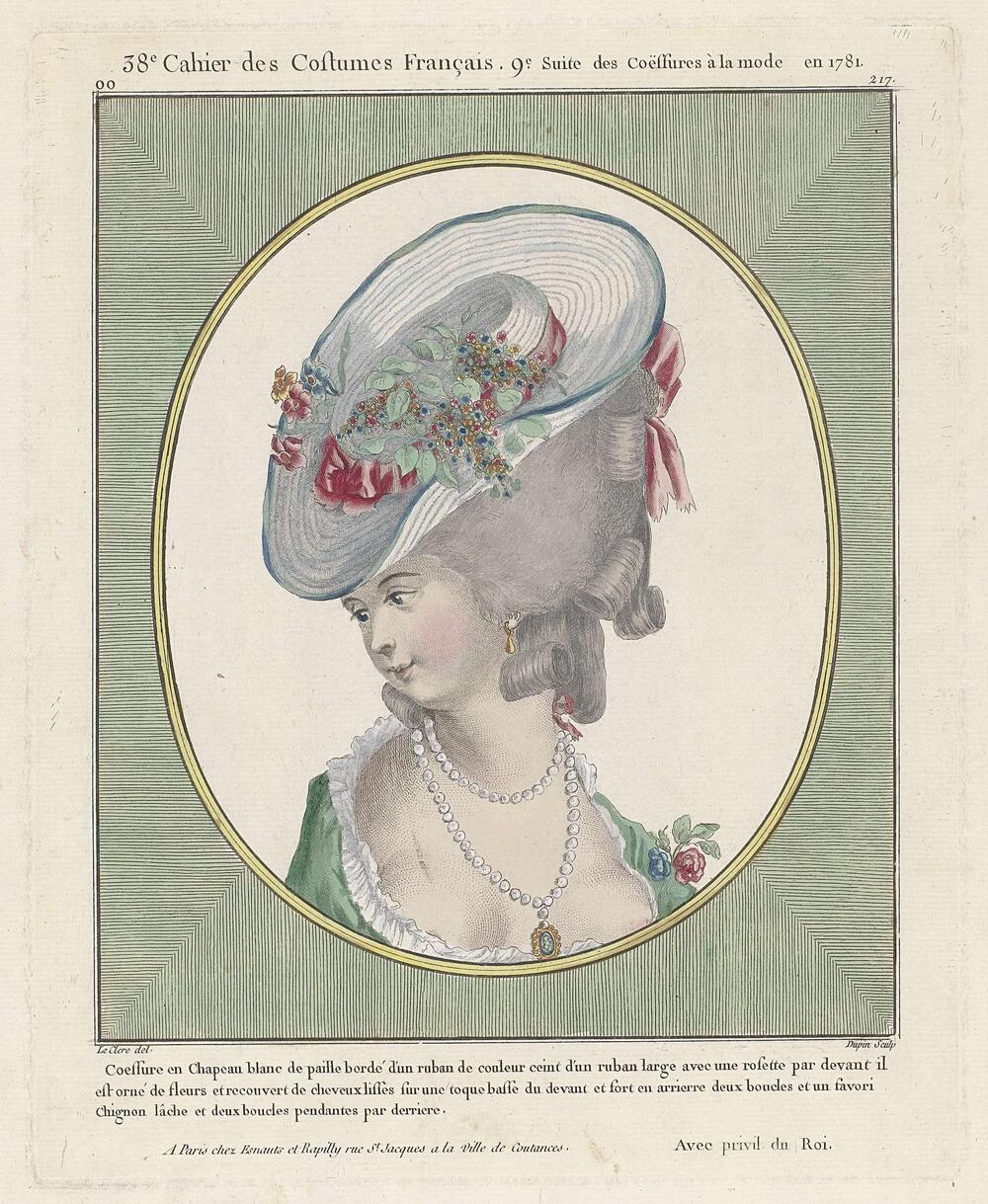 Coeffure en Chapeau blanc