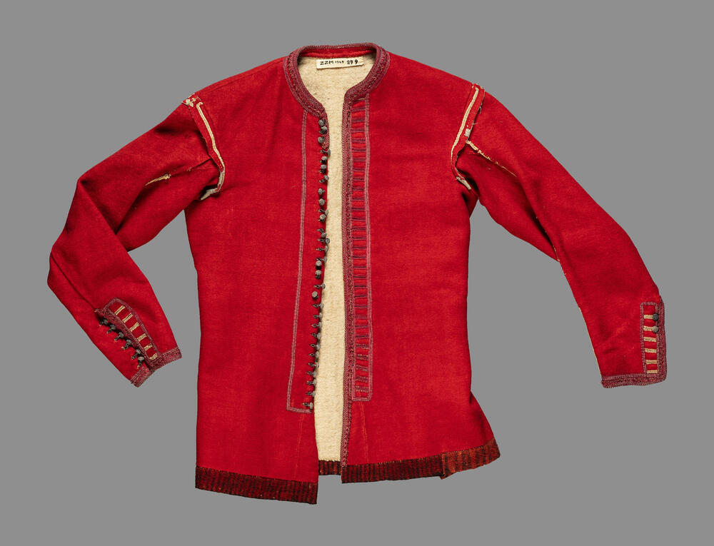Rood lakense wollen hemd, Marken