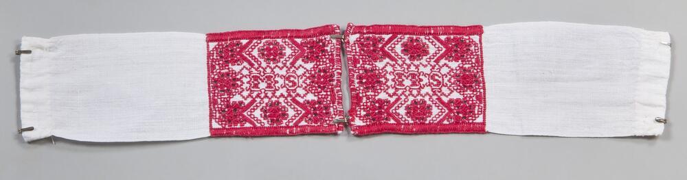 Achterband van schort